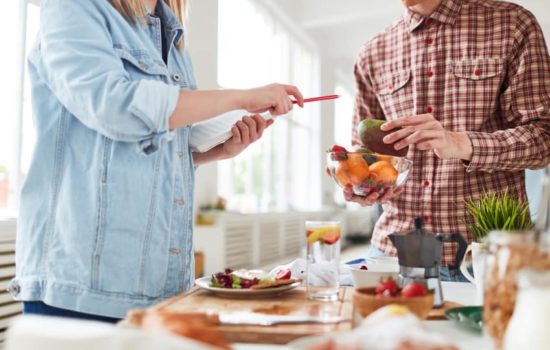 Film Prop Manager directing prop placement on set