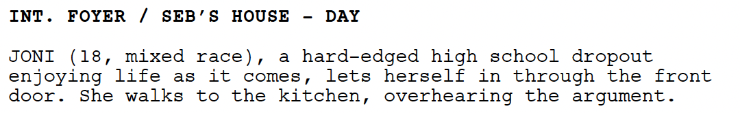 A character description